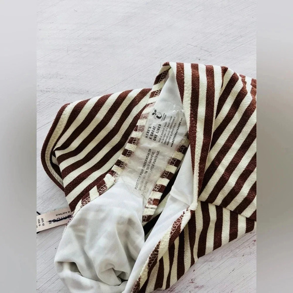 Free People Bec + Bridge Barbara Boy Leg Bikini Bottoms Size 10 NWT $115 - Picture 3 of 7